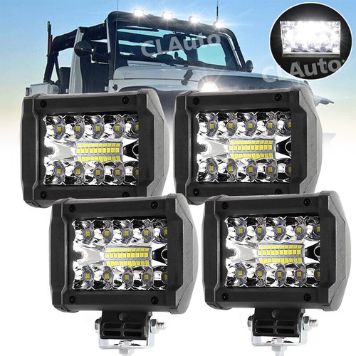4pcs 4inch led work light - work, bar