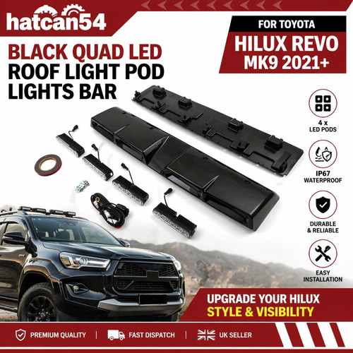 Black quad led roof - quad,