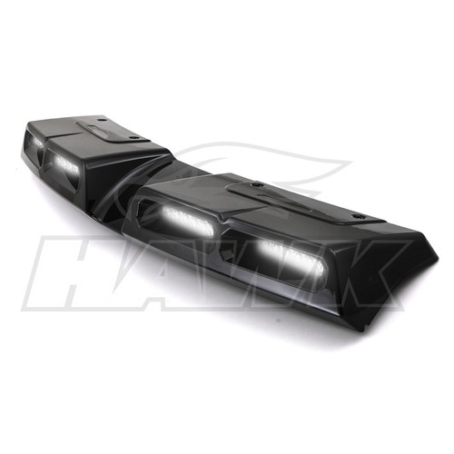 Black quad led roof light - quad,