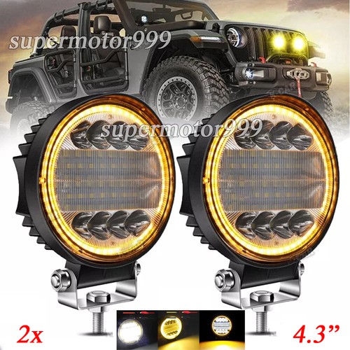 Round led work light - 4.3",