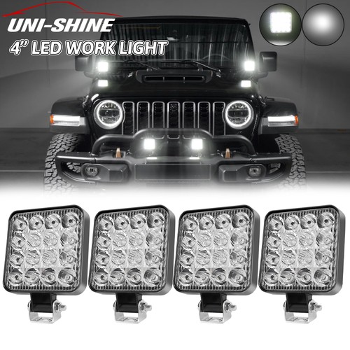 4pcs square led - 4pcs, work