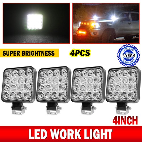 4pcs square led - square, work