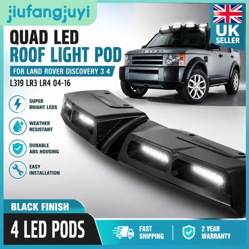Black quad led roof - quad, pod