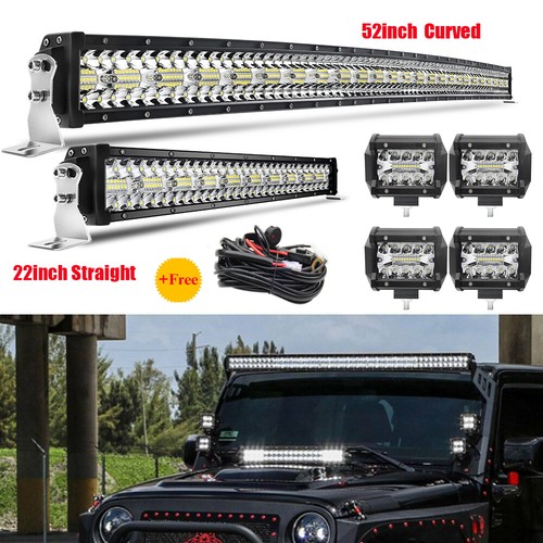 Curved led work - 52", bar